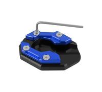 BIKKJBK Almohadilla Soporte Lateral Placa Extensión Pata Cabra Almohadilla Ampliación para Caballete Lateral, Placa De Soporte para NMAX155 NMAX 155 XMAX300 Xmax 300 2015-2021