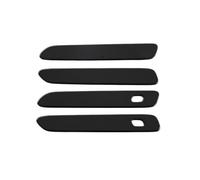 BIKKJBK Exterior Manija Puerta Cubierta 4 Uds. Manijas de puerta Exterior cubierta embellecedora negra para BYD para sello para para ATTO manija deslizante para coche
