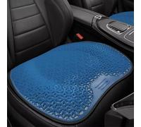 BIKKJBK Fundas Asientos Coche Cojín De Asiento De Coche De Verano con Soporte Lumbar Nido De Abeja Y Hilo De Hielo, Ventilación Y Respaldo Transpirable, para Cojines De Coche.