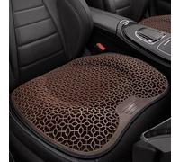 BIKKJBK Fundas Asientos Coche Cojín De Asiento De Coche De Verano con Soporte Lumbar Nido De Abeja Y Hilo De Hielo, Ventilación Y Respaldo Transpirable, para Cojines De Coche.