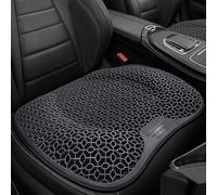 BIKKJBK Fundas Asientos Coche Cojín De Asiento De Coche De Verano con Soporte Lumbar Nido De Abeja Y Hilo De Hielo, Ventilación Y Respaldo Transpirable, para Cojines De Coche.