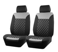BIKKJBK Fundas Asientos Coche Fundas Asiento Coche con Bordado Doble Línea Y Empalme De Tamaño Universal para La Mayoría Los Coches, Fundas De Asiento Tela Poliéster para Coche.