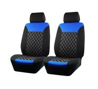 BIKKJBK Fundas Asientos Coche Fundas Asiento Coche con Bordado Doble Línea Y Empalme De Tamaño Universal para La Mayoría Los Coches, Fundas De Asiento Tela Poliéster para Coche.
