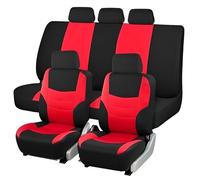 BIKKJBK Fundas Asientos Coche Fundas de Asiento de Coche de poliéster, para SUV, Camiones, Furgonetas, tamaño Universal, Accesorios Interiores.