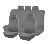 BIKKJBK Fundas Asientos Coche Fundas Universales para Asientos Coche, Poliéster, Juego Completo Accesorios para Interior Coche, Aptas para Mayoría Coche, SUV Furgonetas Camiones.