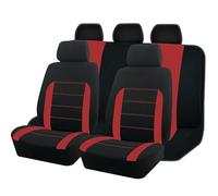 BIKKJBK Fundas Asientos Coche Juego Completo De Fundas De Asiento para Coche, Compatibles con La Mayoría De Coches, SUV, Camiones Y Furgonetas. Fundas Universales De Poliéster