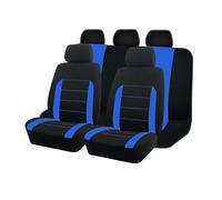 BIKKJBK Fundas Asientos Coche Juego Completo De Fundas De Asiento para Coche, Mayoría Coches, SUV, Camiones Furgonetas. Fundas Universales De Poliéster con Costuras