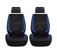 BIKKJBK Fundas Asientos Coche Juego Fundas Universales para Asientos De Coche, De Piel Sintética, con Protección Completa, Mayoría De Los Accesorios De Coches, SUV Y Camiones.