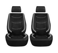 BIKKJBK Fundas Asientos Coche Juego Fundas Universales para Asientos De Coche, De Piel Sintética, con Protección Completa, Mayoría De Los Accesorios De Coches, SUV Y Camiones.