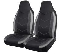BIKKJBK Fundas Asientos Coche Protector de Asiento Universal Tipo Cubo para la Espalda, Tejido de Malla Transpirable con Textura de Fibra, Funda para Asiento de Coche, cojín