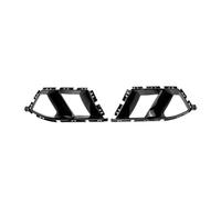 BIKKJBK Parachoques Antiniebla Grille Cubierta Ventilación Aire para Lateral Parachoques Delantero Coche Cubierta Luz Antiniebla con Apariencia Carbono para G80 M3 G82 G83 M4 2021-2024 Rejilla Malla