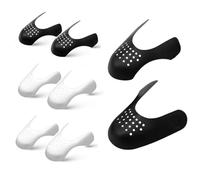 BIKPRST 4 Pares Escudo De Zapatos,Protector Zapatillas De Deporte,Arrugas De Zapatos Antiarrugas,Prevenga Hendidura Del Pliegue Del Calzado Deportivo(41-47)