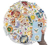 BIKPRST 56 La Biblia Autocollants Motivants,Stickers Inspiration Positif,Autocollants Imperméables Vinyle,Stickers Aesthetic Bohèmes,pour Ordinateur Portable,pour Scrapbooking Carnet Journal