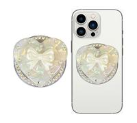 BIKPRST Anillo Movil en forma de corazón con dorso adhesivo,Soporte y Agarre para Teléfonos Móviles y Carcasas,Soporte Agarre Amor Corazón,Soporte Extensible y Soportador de Dedos