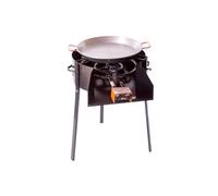 Bilake Barbacoa portátil | Paellero | Parrilla Barbacoa | Barbacoa carbón y leña | Quemador de Gas | Paellero Gas | Barbacoa Redonda