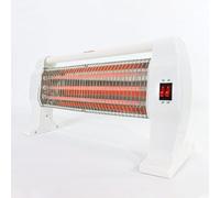 Bilake Estufa 1200W, Estufa eléctrica bajo consumo, Estufa infrarrojos, Estufa de cuarzo, Estufa para baño, Estufa de 3 barras