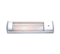 Bilake Estufa de cuarzo 1200W, Estufa eléctrica bajo consumo, Calefactor infrarrojos, Estufa infrarrojos, Estufa pared baño
