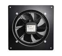 Bilake Extractor Helicoidal Empotrable Ø300 mm | 2200 m³/h - 140W | Ventilador Industrial de Pared en Acero IPX4