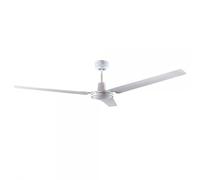 Bilake Ventilador de Techo Industrial 142 cm Grande económico sin luz para Exterior terraza en Color Blanco, Negro y Diferentes mandos