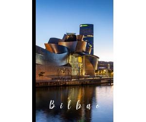 Bilbao notebook, Guggenheim Bilbao, Guggenheim museum Bilbao, Bilbo, Bilbao composition notebook, Bilbao souvenir, Guggenheim Spain, Spain: 6x9, 120 ruled pages