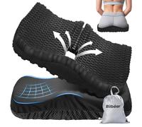 Bilbear Cojín de asiento de gel más grueso, cojín de asiento grande de gel para kayaks, lancha de remo, alivio del dolor de ciática, cojín de asiento doble grueso para el hogar, coche, silla de ruedas