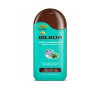 Bilboa, Ducha refrescante champú con menta glacial, hidrata la piel y no quita el bronceado, dermatológicamente probado, botella de 250 ml