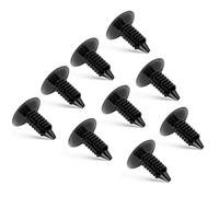 BildeeMait 100 clips de nailon para parachoques de 8 mm, remaches de plástico negro para guardabarros, compatibles con 6030441 W705589-S300