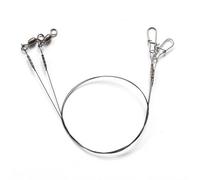 BildeeMait 2 sedales de pesca de titanio con cierre giratorio, antibobinado, resistencia a la rotura de 14 C18 kg, peces depredadores