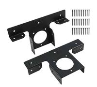 BildeeMait 2 soportes de esquina resistentes para pérgola, soporte en T de 3 vías, extensión de poste de 4 x 4, conector de cenador con agujeros preperforados