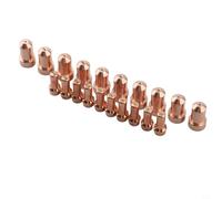 BildeeMait 20pcs electrodos de plasma y boquillas KP2844- KP2844-4 para Tomahawk 1000 LC65 Antorcha Cobre Hafnio Consejos 50A Accesorios de corte