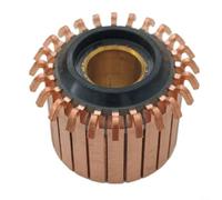 BildeeMait 24 Segmento Tipo Gancho Conmutador 30.5x12x21mm para Motor Pequeño Cobre de Alta Pureza Baja Pérdida Conductividad Estable Metal Parte