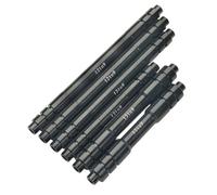 BildeeMait Adaptador de eje pasante para bicicleta de 12 15 mm a 9 mm QR, para CNC de aleación de aluminio para convertidor de buje MTB Road para entrenador de bicicleta, delantero 100 110 mm trasero