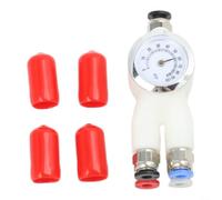 BildeeMait Adaptador de PTFE 4 en 1 Conector de tubo para Bambu Lab P1P/P1S/X1/A1 ABS Filamento Tubo de Expansión Puerto para Impresora Blanco