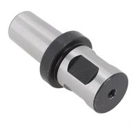 BildeeMait Adaptador de vástago cónico B16 de 3/4 pulgadas, conexión de portabrocas Weldon a rosca B16, accesorio de conversión de metal, gris, 55 mm (B)