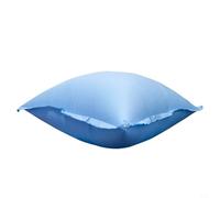 BildeeMait Almohada inflable para piscinas sobre el suelo, protector de cubierta de PVC para invierno y verano con cuerdas (120 x 120 cm-0,18 mm)