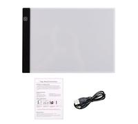 BildeeMait Almohadilla de luz LED regulable para arte y bordado, para tablero de dibujo A5 con luz suave (A5)