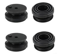 BildeeMait Almohadillas de goma de repuesto para generadores Honda 68325-Z07-003 compatibles con EB2000, EU2000, EB2000i, EU2200, EB2200 y EU2000i (4 piezas)