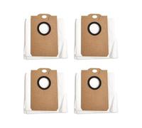 BildeeMait Bolsas de polvo de repuesto para robot aspirador Roborock S5+ Plus, tela no tejida, paquete de 4 o 10, blanco y caqui