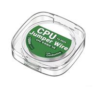 BildeeMait Cable plateado ultrafino de 0,02 mm para CPU de 100 m para cable de puente, cable altamente conductivo no aislado para reparación de PCB de teléfonos móviles