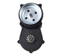 BildeeMait Caja de cambios de doble embrague de 49 cc y para mini motor todoterreno para bicicleta, aleación de aluminio, acero