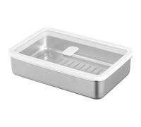 BildeeMait Caja de fermentación de masa de pizza con tapa transparente anticongelante, sello de silicona hermético, fondo convexo cóncavo que no se eleva, 20 x 13 x 8 cm