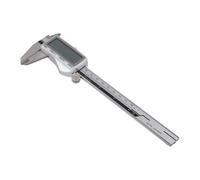 BildeeMait Calibrador digital Vernier recargable de 0,01 mm de alto para medidor de profundidad de acero inoxidable, taller, joyería, 200 mm, color plateado