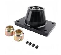 BildeeMait Car Short Shifter 206 306, Kit de palanca de cambios de aluminio, mecanismo de cambio rápido (negro)