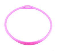 BildeeMait Collar de silicona con soporte regulador de buceo, collar elástico de segunda etapa para buceo, correa de engranaje segura de nivel de barbilla, 76 cm, negro (rosa)