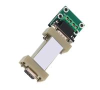 BildeeMait Convertidor industrial RS232 a RS485, diseño pasivo que extrae energía de la señal, permite una distancia de comunicación de 1200 m, velocidad de 300-115200 bps, construcción de ABS