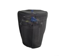 BildeeMait Cubierta de filtro de estanque resistente con escudo térmico, protección biológica a presión, impermeable, accesorio de jardín al aire libre, negro, 13 x 16 pulgadas