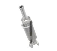 BildeeMait Expansor de auriculares de bicicleta de 1 a 0.12 pulgadas para horquillas de carbono, perno de compresión de aleación de aluminio de 22.9-25.4 mm, enrutamiento de cable interno para piezas