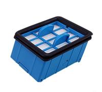 BildeeMait Filtro de cepillo de rodillo de felpa de repuesto para limpiador de pisos Bissell V2, paño ABS gris azul para limpieza del hogar, alfombras y suelos duros (filtro)