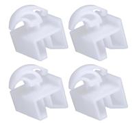 BildeeMait for Range 3051163 - Deslizamiento trasero para cajón de horno, paquete de 4, color blanco, plástico