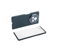 BildeeMait Funda protectora completa de película de vidrio templado para Honor para V3, plástico resistente, diseño delgado, color negro y blanco para rojo y verde